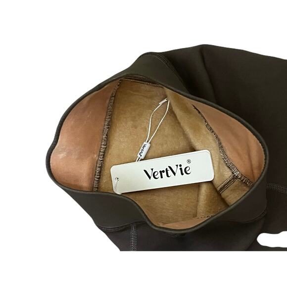 Vertvie Women’s Brown Leggings Size L/XL - Picture 2 of 4